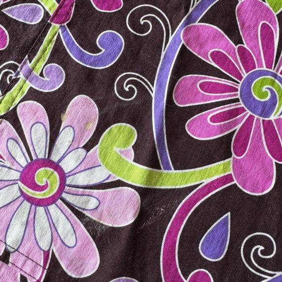 Vera Bradley gently loved Floral Apron with Pink and Green Accents - Picture 2 of 4